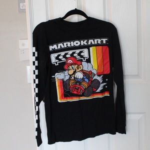 BRAND NEW!!! black checkered graphic tee